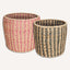 Seagrass Round Storage Basket- Set Of 2